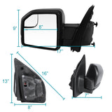 For Ford F150 Side View Mirrors Left w/ Power Heated & LED Signal Lights