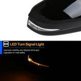 For Toyota Highlander Power 5 Pin LED Signal Passenger Right Side Mirror