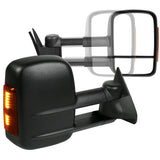 For Chevy GMC C10 C/K Tahoe Suburban Towing Side View Mirrors Power+LED Signal