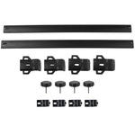 For Jeep Patriot Black Aluminum Luggage Cargo Carrier Top Roof Rack Cross Bars