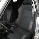 For 2pcs Jdm Black High Quality Cloth, Fully Reclinable, Racing Seats