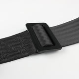 Pair of Black Seat Belt Harnesses, 2" Inch Wide, Seat Belt Buckle Connection