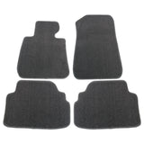 For BMW E92 3-Series Car Floor Mats Carpet Rubber Backing Gray Cotton Front+Rear