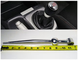 For Honda Civic CRX Aluminum Short Shifer+5-Speed Manual Black Shift Knob