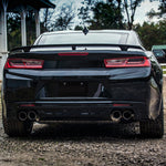For Chevy Camaro Factory ZL1 Style Matte Black ABS Rear Trunk Spoiler Wing Lid