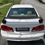 Fit Honda Civic Sedan 4Dr MG Style Matte Black ABS Rear Trunk Spoiler Wing