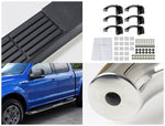 For Ford F150 Crew Cab 3" Stainless Steel Side Step Nerf Bar Running Boards