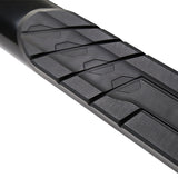For Jeep Wrangler JL 4" Black S/S Oval 4DR Side Step Bars Nerf Running Boards 2PC