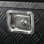 Spec-D Tuning Heavy Duty Aluminum Utility Chest Tool Box Storage with Lock 34"x19"x18"