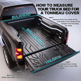 For Toyota Tundra CrewMax 5.5ft Short Bed Tri-Fold Tonneau Cover