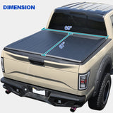 For 2007-2019 Toyota Tundra CrewMax 5'6" Short Bed Vinyl Roll Up Tonneau Cover